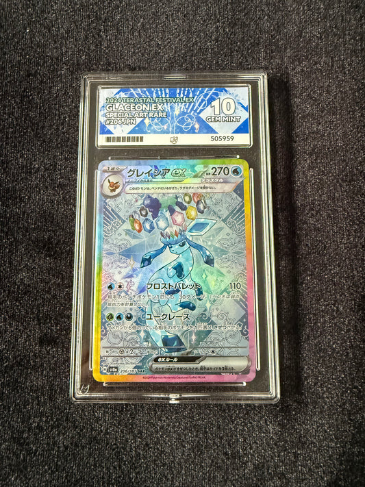 Glaceon ex 206/187 card Japanese Pokemon Ace 10